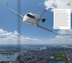 Mgellan jets featured in Elite traveller magazine