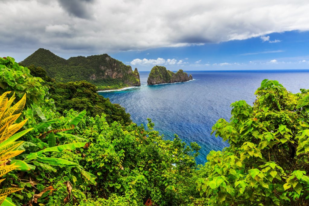 American Samoa ocean and forest view U.S. National Parks