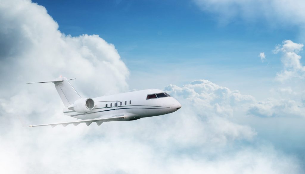 summer 2020 private jet travel in the skies