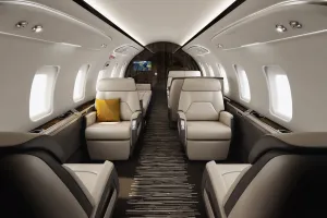 Bombardier Challenger 650 interior