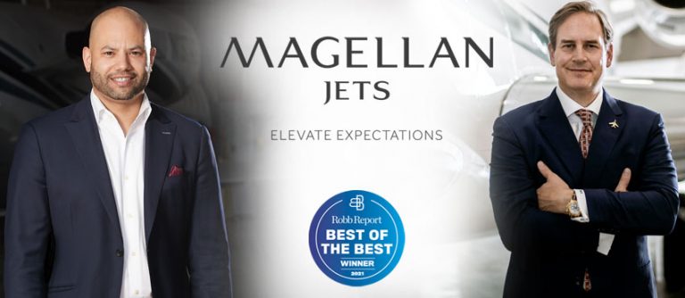 Magellan Jets President Anthony Tivnan and CEO Joshua Hebert