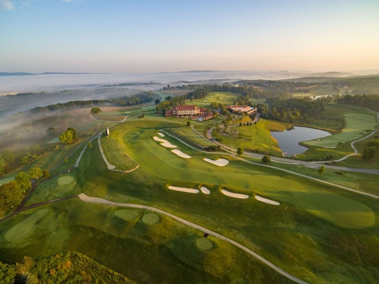 Golf course aerial view - Magellan Jets and Nemacolin