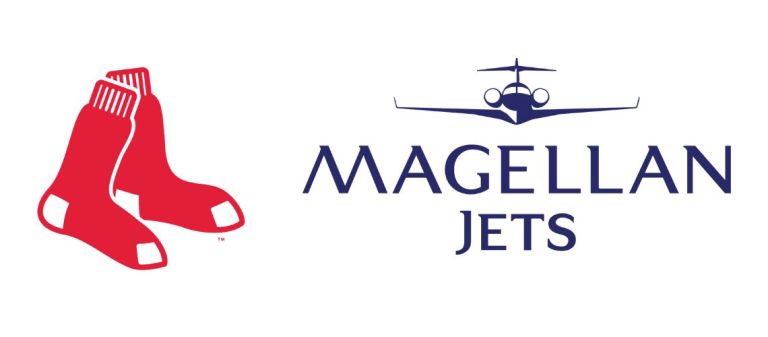 Magellan Jets + Boston Red Sox logos banner
