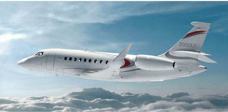 Your Next Airborne Office: The Falcon 2000