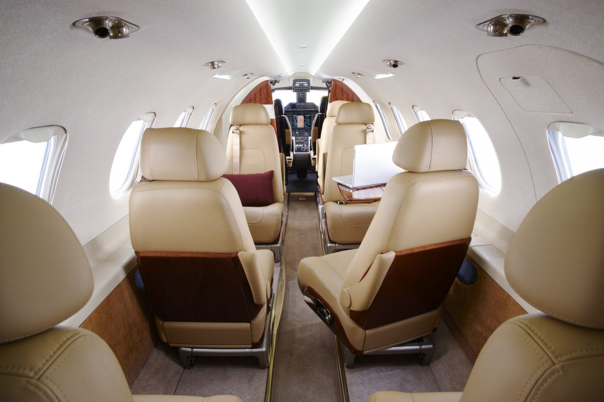 Magellan Jets vs. Wheels Up Comparison Phenom 300 Interior