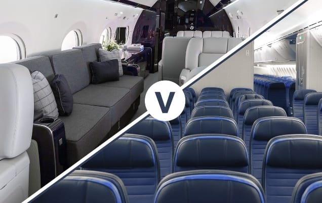 Private Jet vs. Commercial: A Comparison