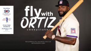 Fly With Ortiz Sweepstakes Featured On MLB.com