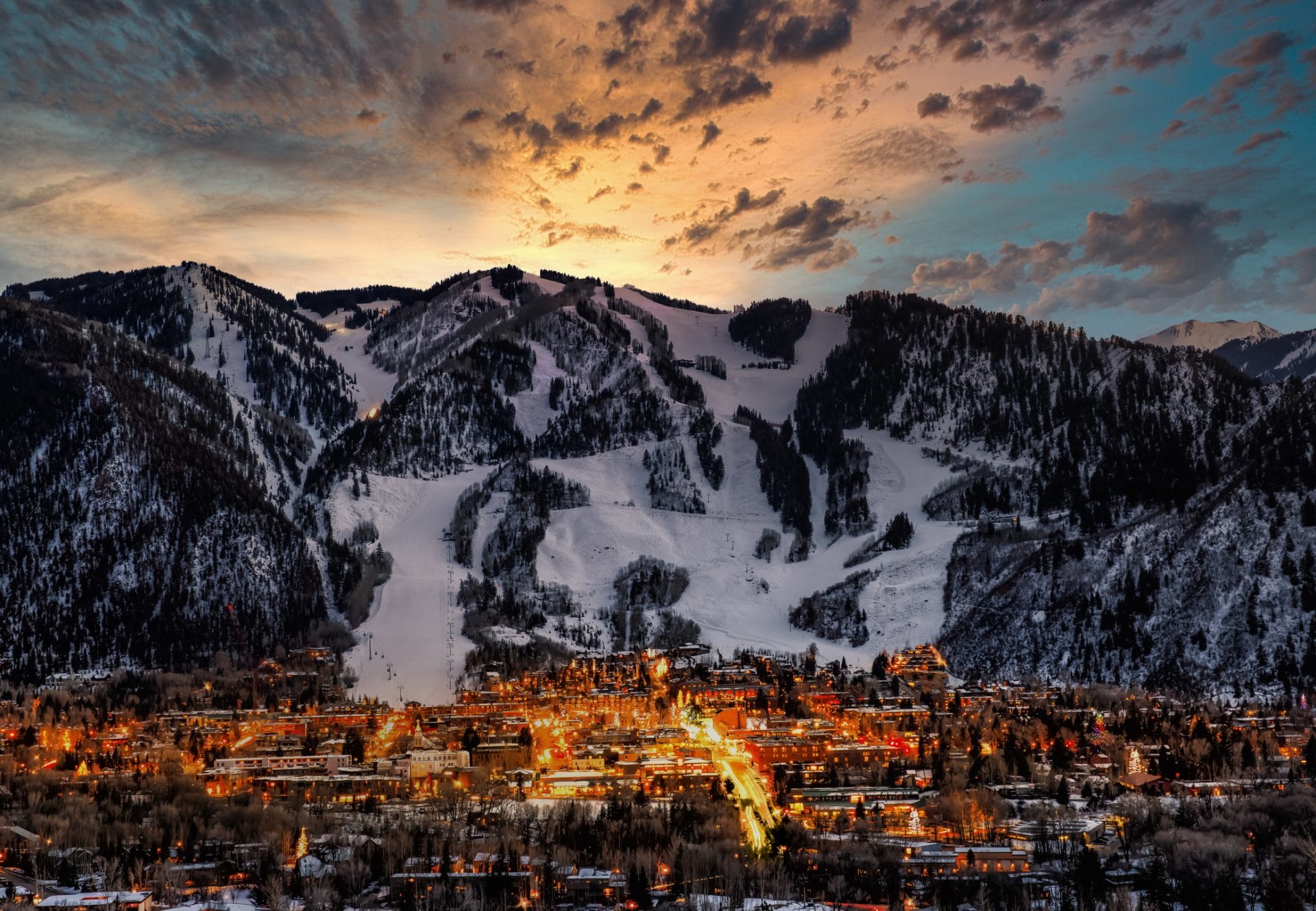 Aspen in the winter