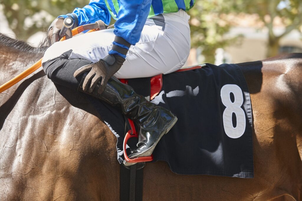 Horse jockey, kentucky derby
