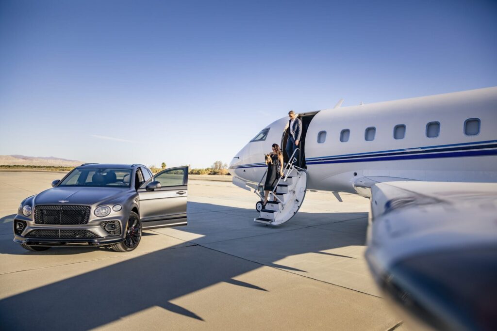 Private jet ground transport