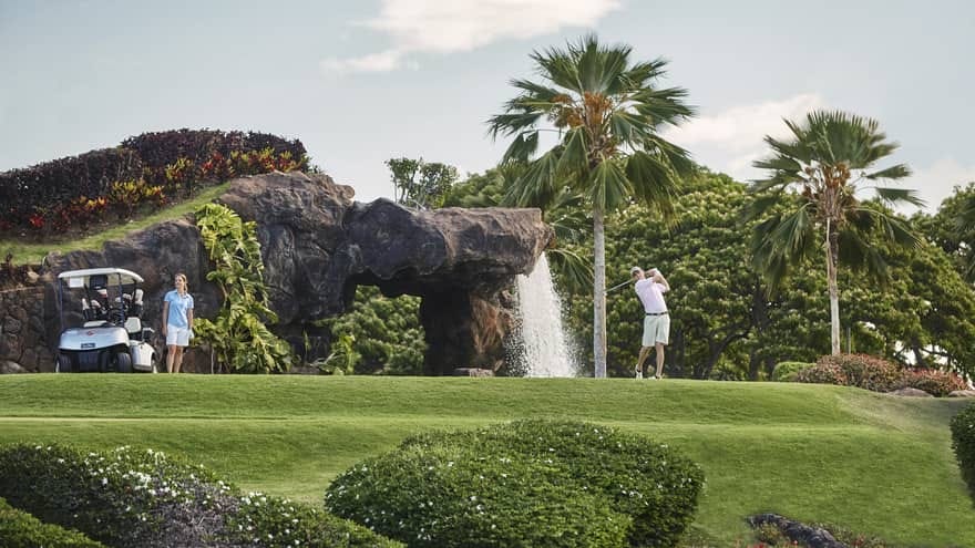 Waterfall golf courses
