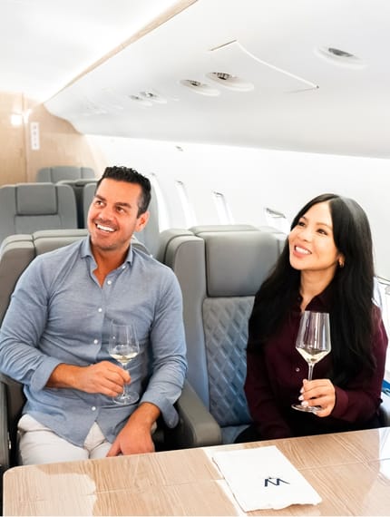 Magellan Jets Wine Tasting