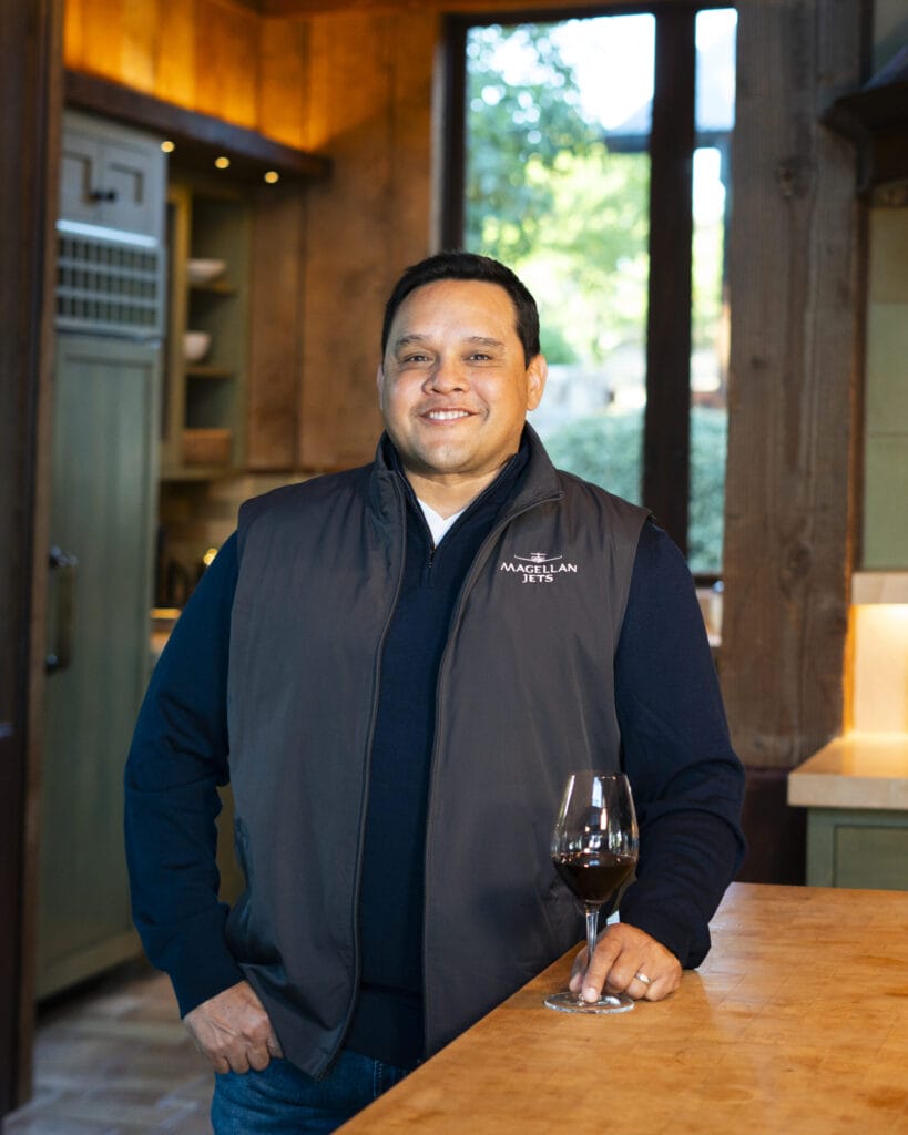 Jesse Rodriguez, Magellan Jets Sommelier