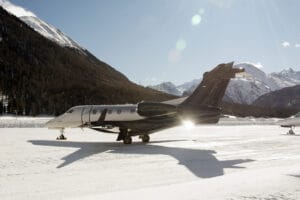 private jet deicing