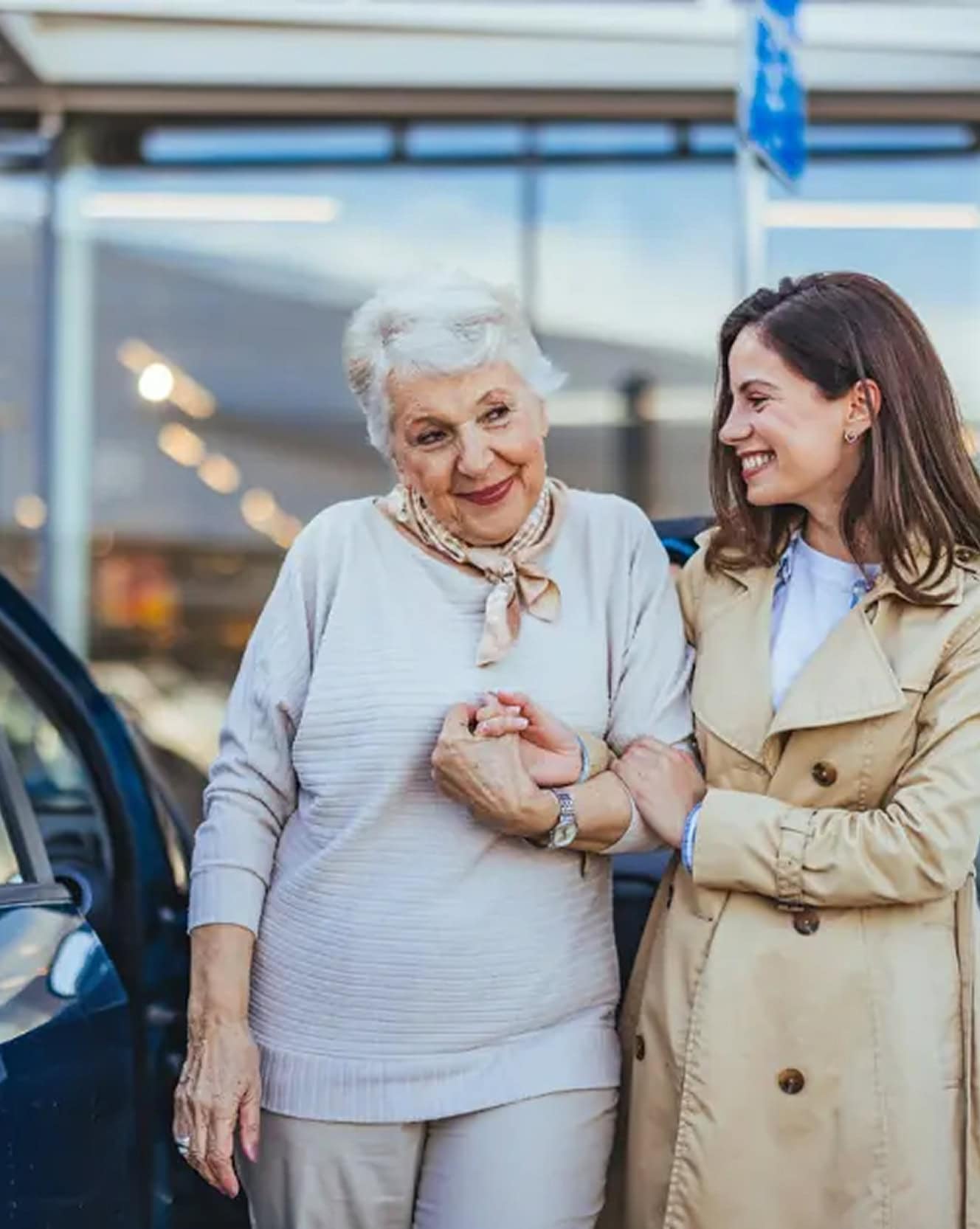 Flying with aging loved ones