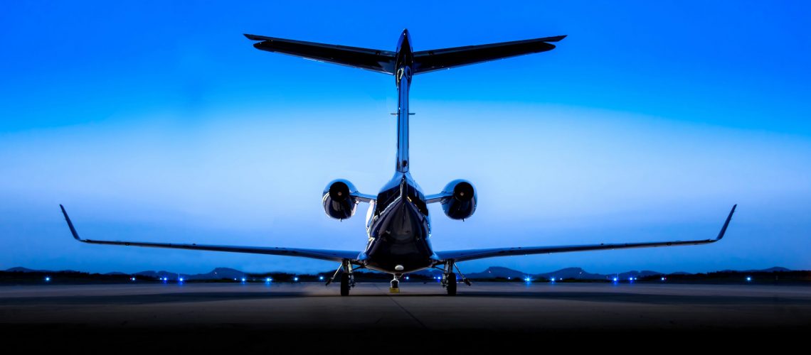 private jet memberships magellan jets elevate plane at night on tarmac magellan jets safety